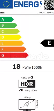 Photo de Ecran 25" iTek GGF Full HD (Noir) 180Hz