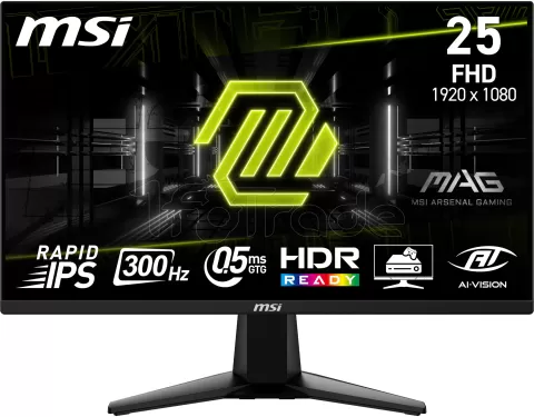 Photo de Ecran 25" MSI Mag 255XF Full HD 300Hz (Noir)
