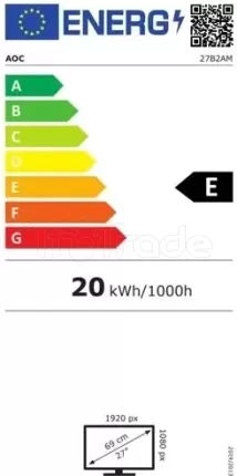 Photo de Ecran 27" AOC 27B2AM Full HD (Noir)