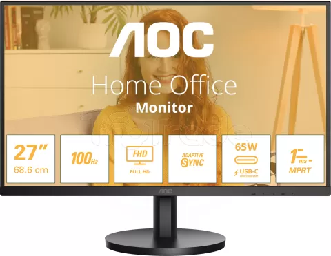 Photo de Ecran 27" AOC B3 27B3CA2 Full HD 100Hz (Noir)
