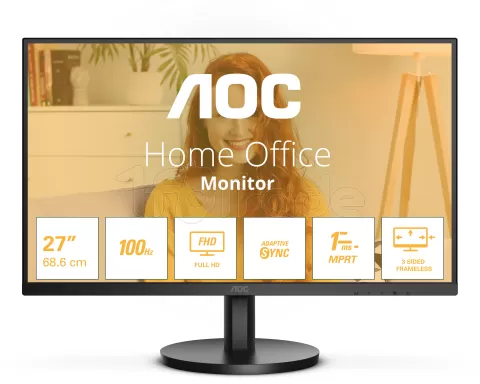 Photo de Ecran 27" AOC B3 27B3HMA2 Full HD 100Hz (Noir)