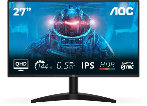 Photo de Ecran 27" AOC Basic B3 Q27B36X Quad HD 144Hz (Noir)