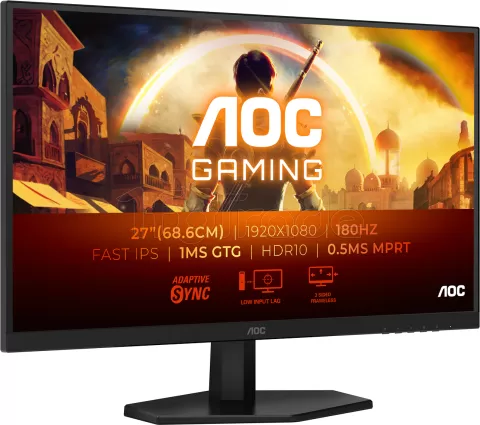 Photo de Ecran 27" AOC Gaming 27G42E Full HD 180Hz (Noir)