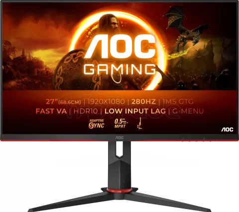 Photo de Ecran 27" AOC Gaming G2 27G2ZN3 Full HD 240Hz (Noir)