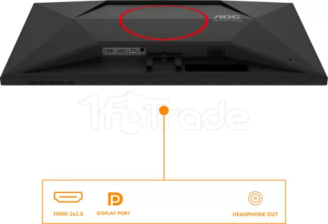 Photo de Ecran 27" AOC Gaming G4 27G4HRE Full HD 200Hz (noir)