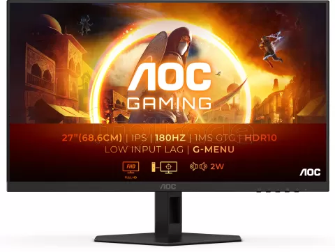 Photo de Ecran 27" AOC Gaming G4 27G4XE Full HD 180Hz (Noir)