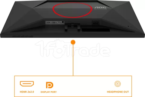 Photo de Ecran 27" AOC Gaming G4 27G4ZRE Full HD 260Hz (Noir)