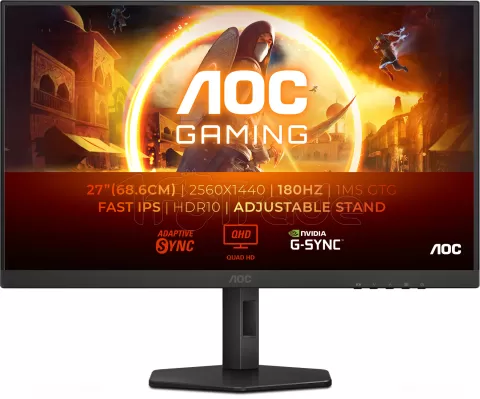 Photo de Ecran 27" AOC Gaming G4 Q27G4XF Quad HD 180Hz (Noir)
