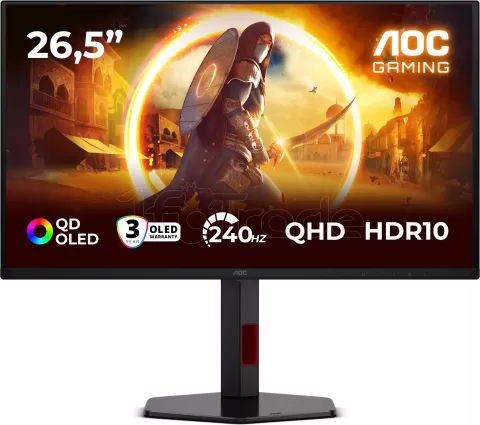 Photo de Ecran 27" AOC Gaming G4 Q27G4ZDR OLED Quad HD 240Hz (Noir)