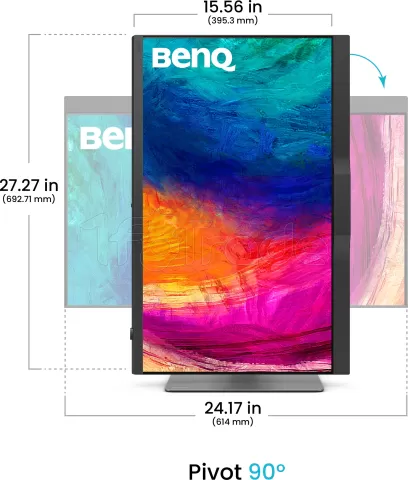 Photo de Ecran 27" BenQ DesignVue PD2770U 4K Ultra HD (Noir)