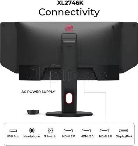 Photo de Ecran 27" BenQ Zowie XL2746K Full HD 240Hz (Noir)