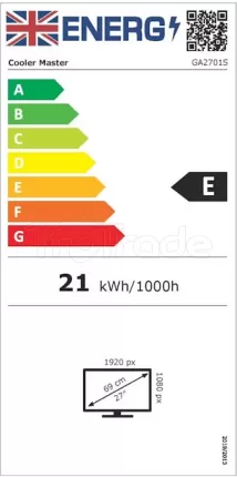 Photo de Ecran 27" Cooler Master GA2701S Full HD 100Hz (Noir)