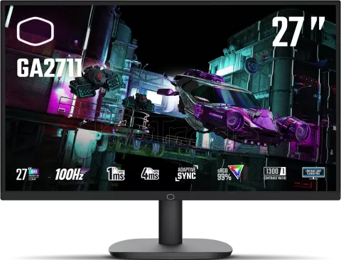 Photo de Ecran 27" Cooler Master GA2711 WQHD 100Hz (Noir)