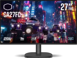 Photo de Ecran 27" Cooler Master GA27FC Full HD 120Hz (Noir)