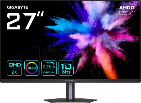 Photo de Ecran 27" Gigabyte GO27Q24 OLED Quad HD 240Hz (Noir)