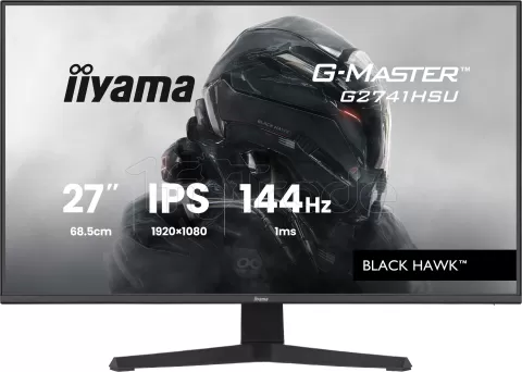 Photo de Ecran 27" Iiyama G-Master Black Hawk G2741HSU-B1 Full HD 144Hz (Noir)