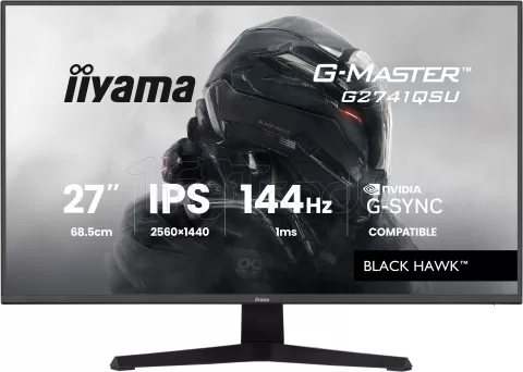 Photo de Ecran 27" Iiyama G-Master Black Hawk G2741QSU-B1 Quad HD 144Hz (Noir)