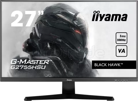 Photo de Ecran 27" Iiyama G-Master Black Hawk G2755HSU-B1 Full HD (Noir) 100hz