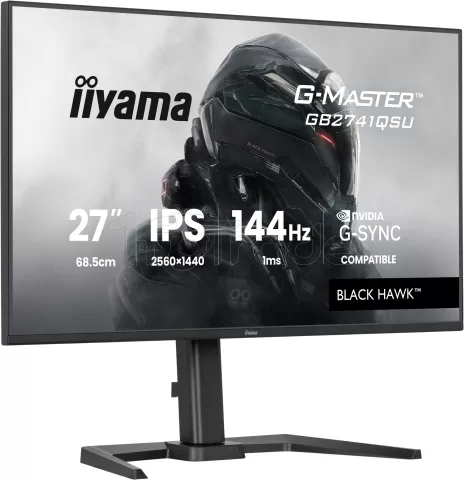 Photo de Ecran 27" Iiyama G-Master Black Hawk GB2741QSU-B1 Quad HD 144Hz (Noir)