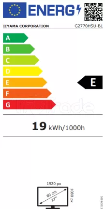 Photo de Ecran 27" Iiyama G-Master Red Eagle G2770HSU-B1 Full HD (Noir) 165Hz