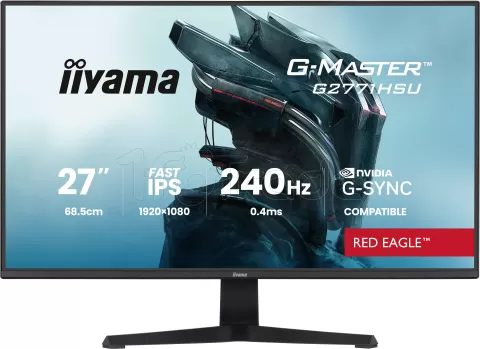 Photo de Ecran 27" Iiyama G-Master Red Eagle G2771HSU-B1 Full HD 240Hz (Noir)