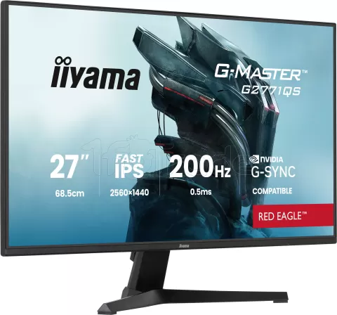 Photo de Ecran 27" Iiyama G-Master Red Eagle G2771QS-B1 Quad HD 200Hz (Noir)