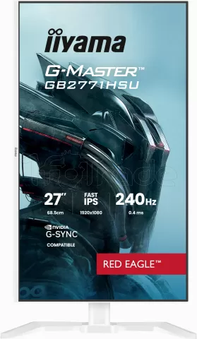 Photo de Ecran 27" Iiyama G-Master Red Eagle GB2771HSU-W1 Full HD 240Hz (Blanc)