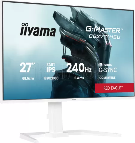 Photo de Ecran 27" Iiyama G-Master Red Eagle GB2771HSU-W1 Full HD 240Hz (Blanc)