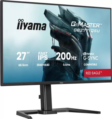Photo de Ecran 27" Iiyama G-Master Red Eagle GB2771QSU-B1 Quad HD 200Hz (Noir)