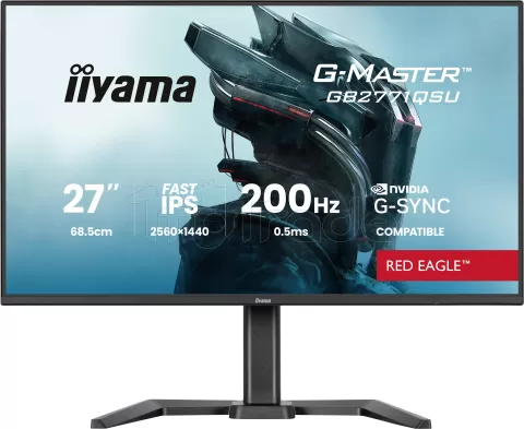 Photo de Ecran 27" Iiyama G-Master Red Eagle GB2771QSU-B1 Quad HD 200Hz (Noir)