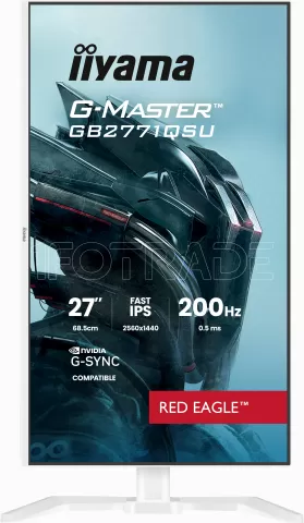 Photo de Ecran 27" Iiyama G-Master Red Eagle GB2771QSU-W1 Quad HD 200Hz (Blanc)