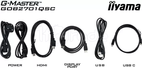 Photo de Ecran 27" Iiyama G-Master Titan Falcon GOB2701QSC-B1 OLED Quad HD 280Hz (Noir)