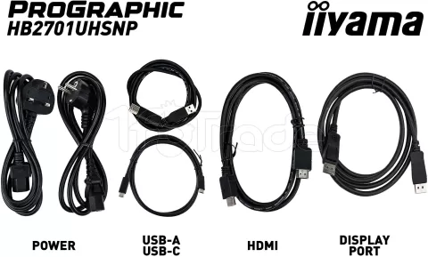 Photo de Ecran 27" Iiyama ProGraphic HB2701UHSNP-B1 4K Ultra HD (Noir)