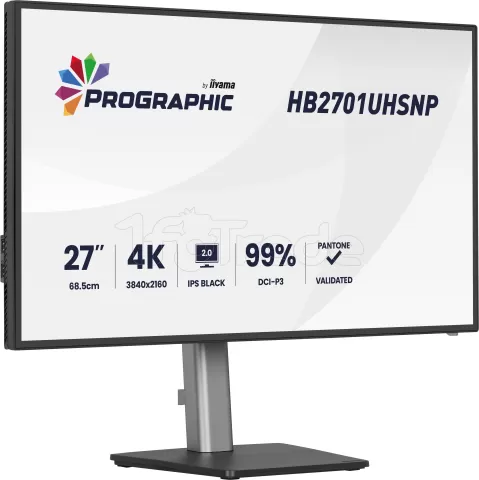 Photo de Ecran 27" Iiyama ProGraphic HB2701UHSNP-B1 4K Ultra HD (Noir)