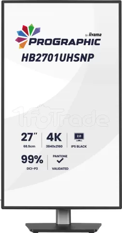 Photo de Ecran 27" Iiyama ProGraphic HB2701UHSNP-B1 4K Ultra HD (Noir)