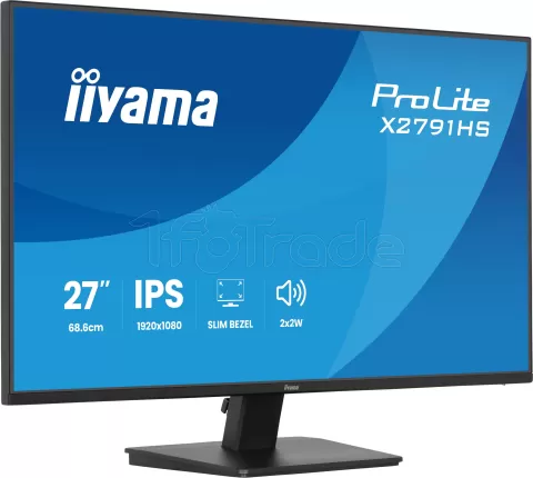 Photo de Ecran 27" Iiyama Prolite X2791HS-B1 Full HD 120Hz (Noir)