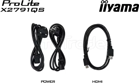 Photo de Ecran 27" Iiyama Prolite X2791QS-B1 Quad HD (Noir)
