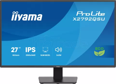 Photo de Ecran 27" Iiyama ProLite X2792QSU-B1 Quad HD 120Hz (Noir)