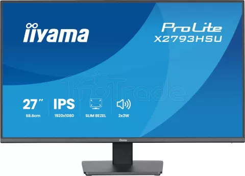 Photo de Ecran 27" Iiyama ProLite X2793HSU-B1 Full HD 120Hz (Noir)