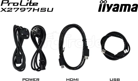 Photo de Ecran 27" Iiyama ProLite X2797HSU-B1 Full HD 120Hz (Noir)
