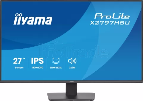 Photo de Ecran 27" Iiyama ProLite X2797HSU-B1 Full HD 120Hz (Noir)