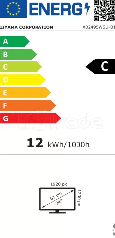 Photo de Ecran 27" Iiyama ProLite XB2495WSU-B1 WUXGA (Noir)