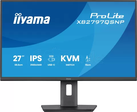 Photo de Ecran 27" Iiyama ProLite XB2797QSNP-B1 Quad HD (Noir)
