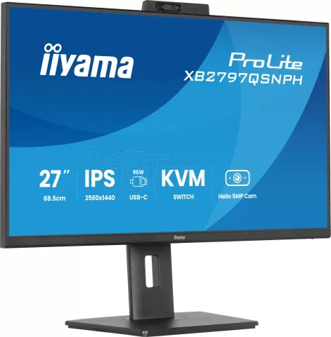 Photo de Ecran 27" Iiyama Prolite XB2797QSNPH-B1 Quad HD (Noir)
