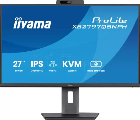 Photo de Ecran 27" Iiyama Prolite XB2797QSNPH-B1 Quad HD (Noir)