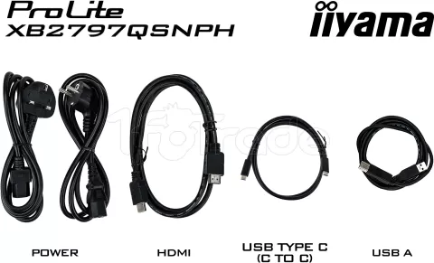 Photo de Ecran 27" Iiyama Prolite XB2797QSNPH-B1 Quad HD (Noir)