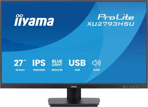 Photo de Ecran 27" Iiyama ProLite XU2793HSU-B7 Full HD 100Hz (Noir)