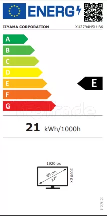 Photo de Ecran 27" Iiyama ProLite XU2794HSU-B6 Full HD (Noir)