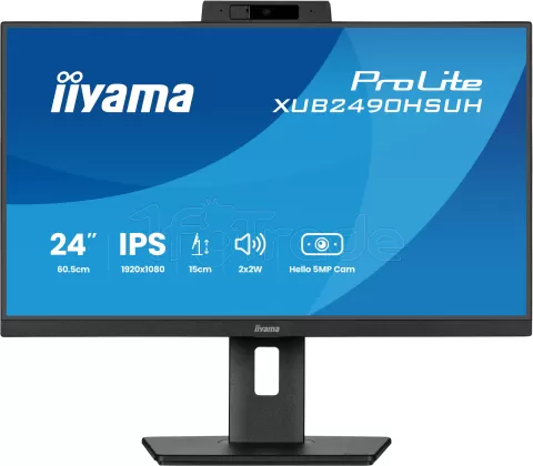 Photo de Ecran 27" Iiyama ProLite XUB2490HSUH-B2 Full HD 100Hz (Noir)