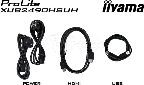 Photo de Ecran 27" Iiyama ProLite XUB2490HSUH-B2 Full HD 100Hz (Noir)